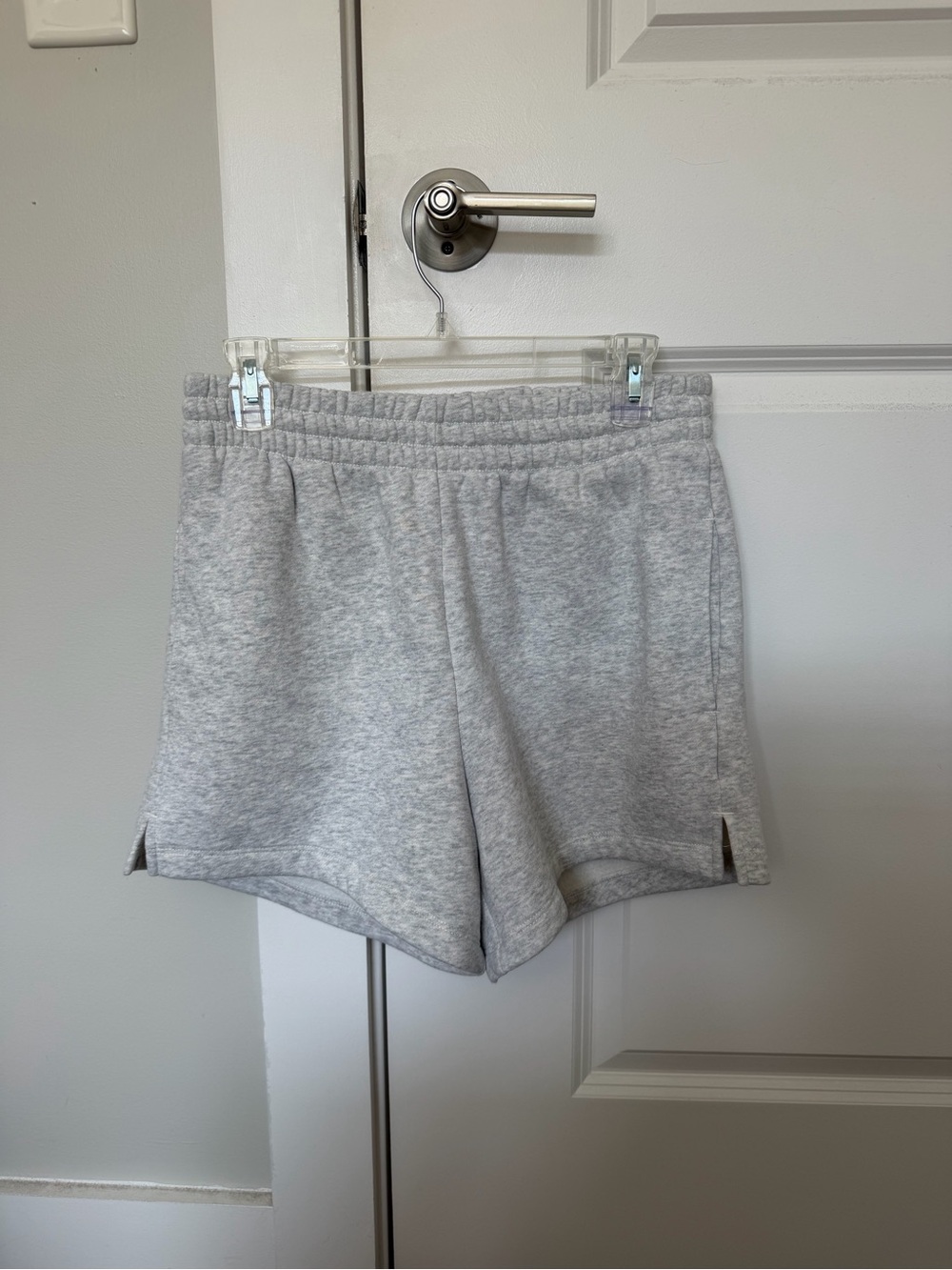 Abercrombie & Fitch Light Gray Fleece Shorts